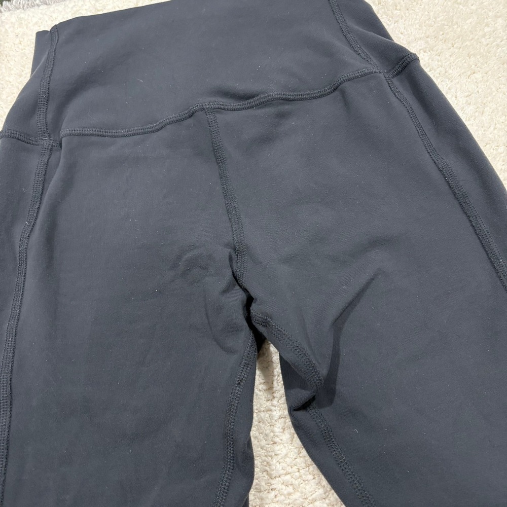 Alo Yoga High Waist Moto Legging Size XS Anthracite Grey Paneled Stretch - Picture 4 of 6